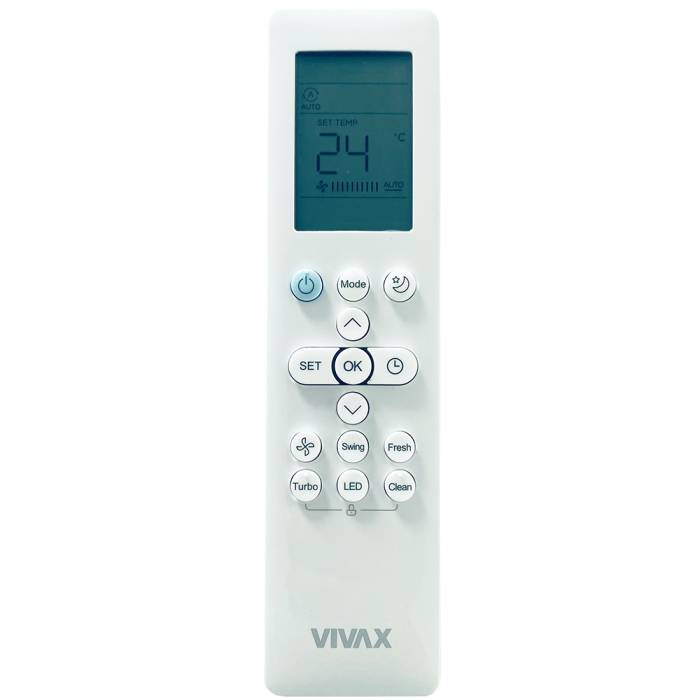 Aer Conditionat VIVAX H+Design ACP-12CH35AEHI+ Gray Mirror Wi-Fi Ready R32 Inverter 12000 BTU/h