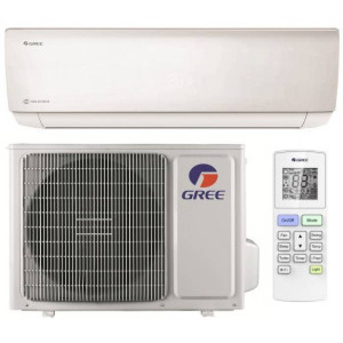 Aparat de aer conditionat Gree Bora A4 Silver R32 GWH12AABXB-K6DNA4A Inverter 12000 BTU Wi-Fi, Inverter, Cold Plasma, Auto Clean, I Feel